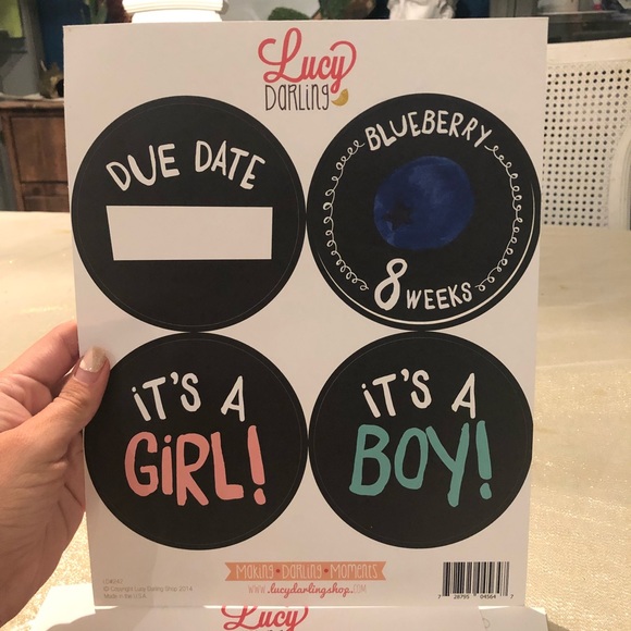 LUCY DARLING PREGNANCY STICKERS - Picture 5 of 5